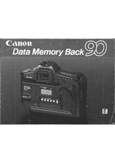 Canon T 90 manual. Camera Instructions.